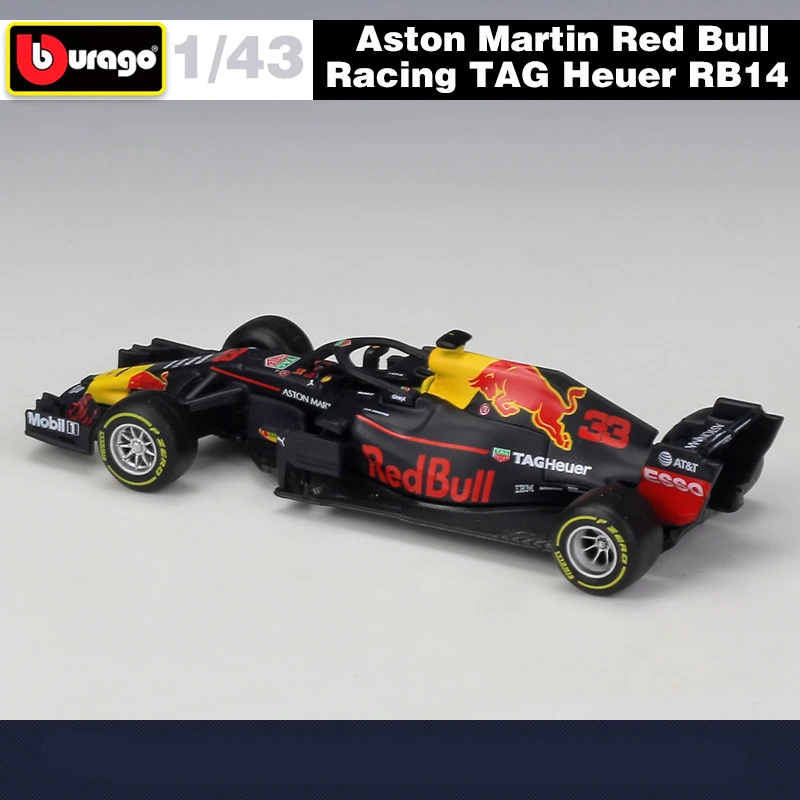 Bburago 1:43 F1 Red Bull Racing RB15 RB16B 33# Max Verstappen 11# Sergio Perez Formula One Simulation Alloy Toys SuperCar Model