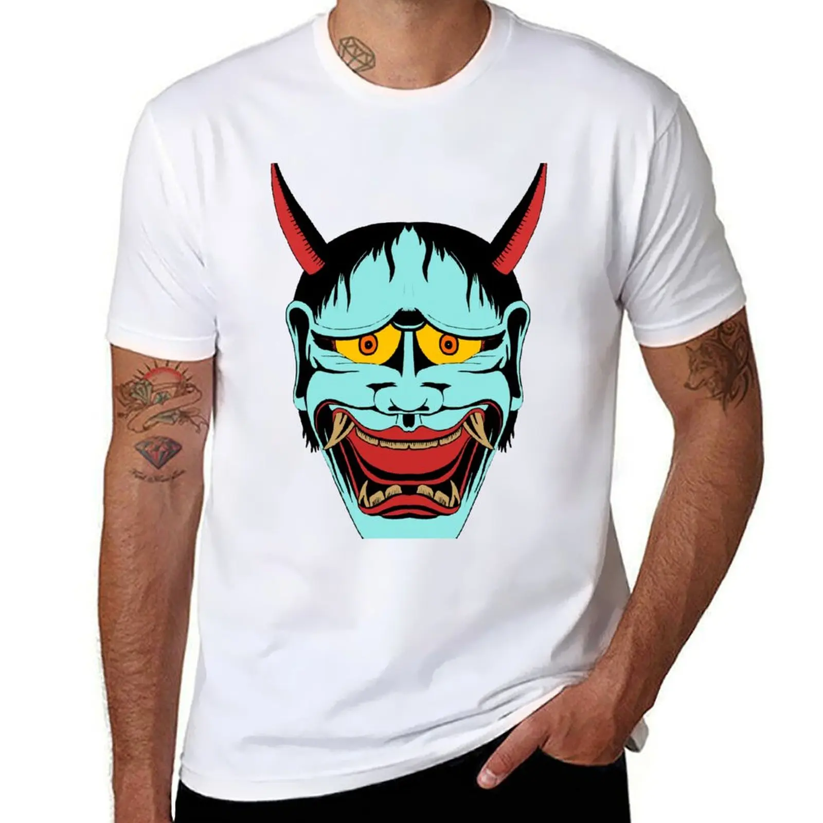 

Oni Demon T-Shirt cotton tshirt 100% t shirt custom print T-Shirt