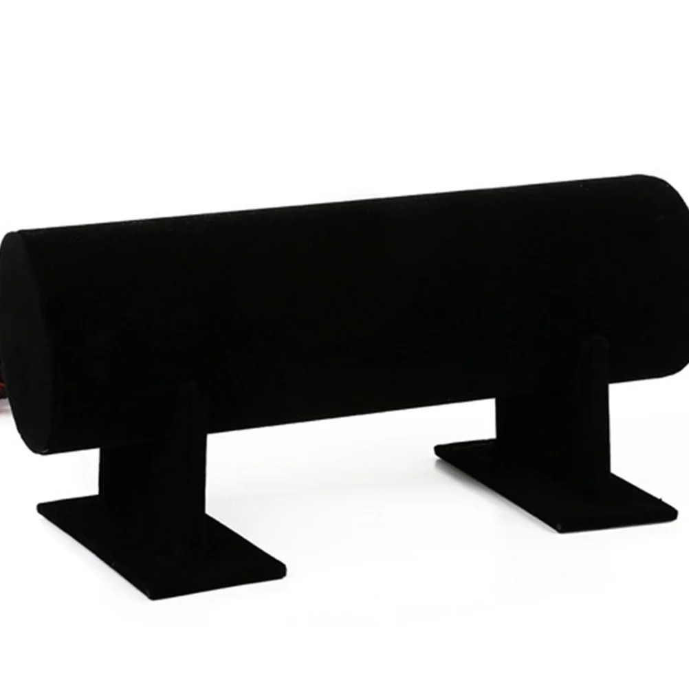 

50X11Cm Black Hair Hoops Display Rack Headband Holder Premium Pvc Material Organzier For Hair Bands Necklaces Display