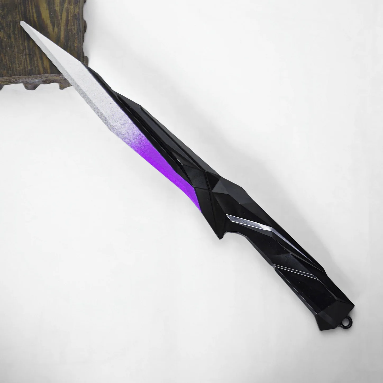 Valorant Impressions Karambit 싱귤러티 나이프 모든 금속 모델 공예 게임 근접 무기 클로 나이프 장난감 검 소년 선물 컬렉션