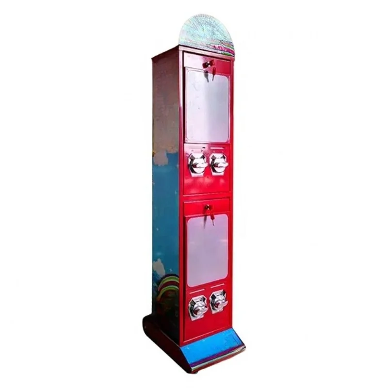 Professional metal 4-column sticker, tattoo and card vending machine (TM250H)