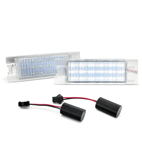 2 шт. для Chevrolet Camaro 2014-2021 Malibu 2013-2015 Volt 2011-2019 белый светодиодный светильник номерного знака