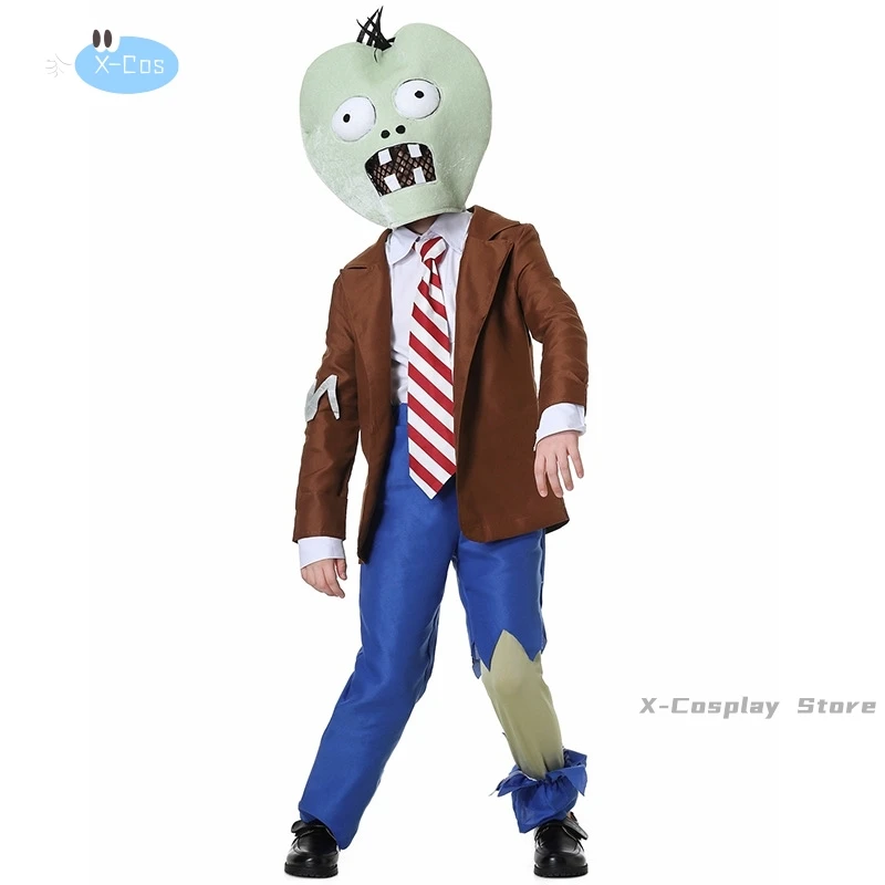 زي تنكري مضحك هالوين للبالغين ، لعبة الزومبي ، بذلة جديدة ، قناع ، ملابس ، مهرجان ، كرنفال ، فستان حفلة ، عرض مسرحي