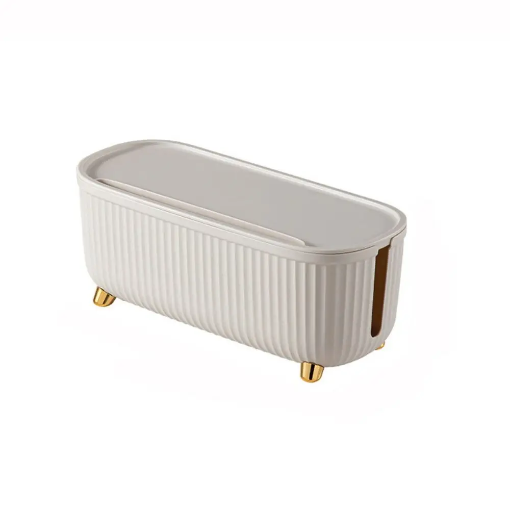 

Plastic Stripe Wire Cable Storage Case Keep Tidy Space Saving Cable Storage Box Large Capacity Plug Board Wire Storage Box