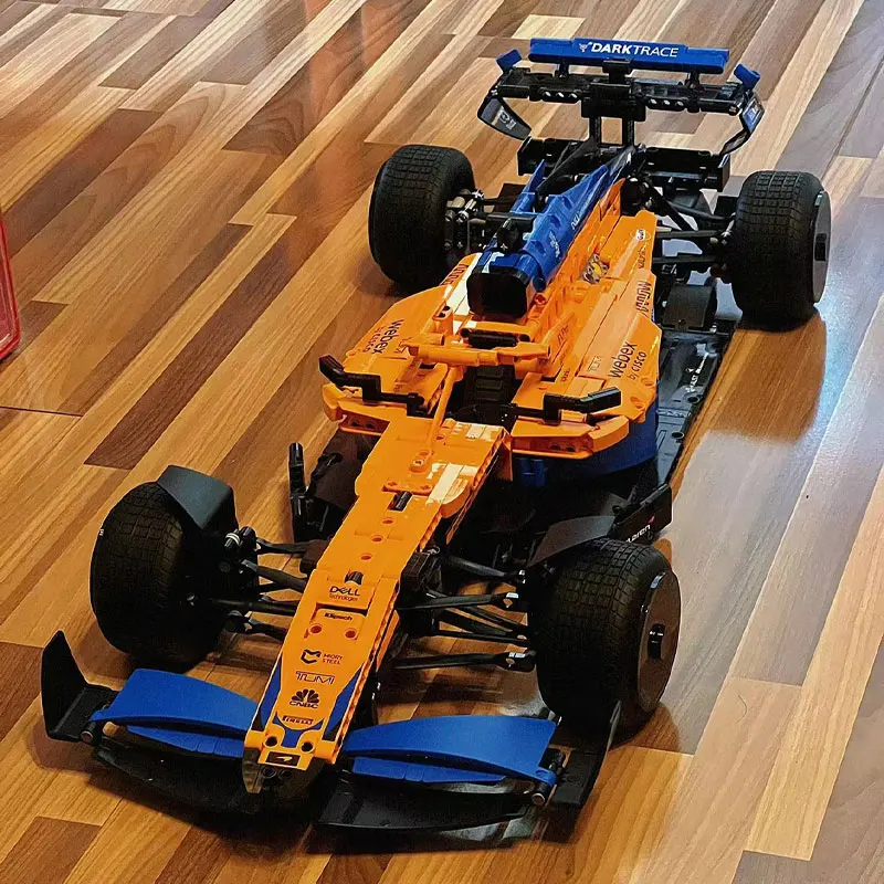 

McLaren Formula F1 racing building Blocks sports car mechanical Adult Huge car assembly model children's Boy Toys42141