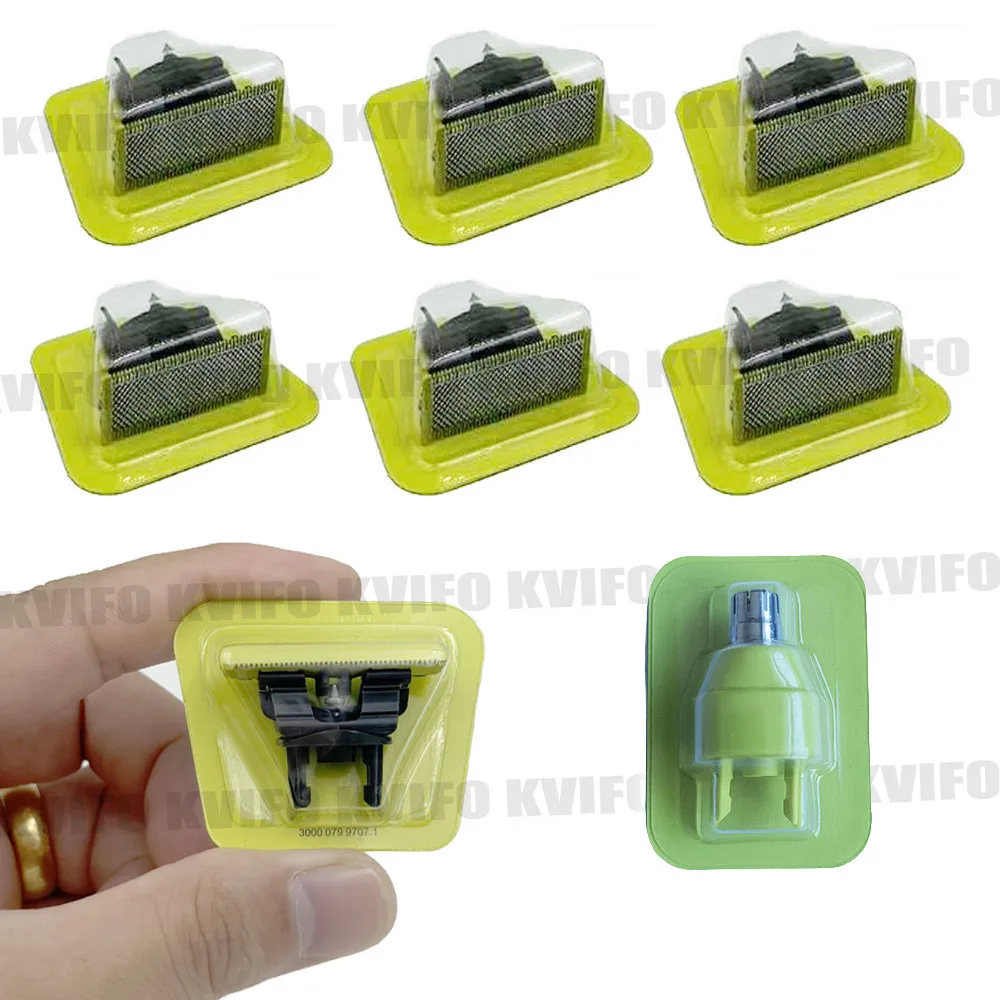 Nueva cuchilla de repuesto para recortadora de barba eléctrica híbrida Compatible con afeitadoras QP/2520/2530/2620/2630/6510/6520