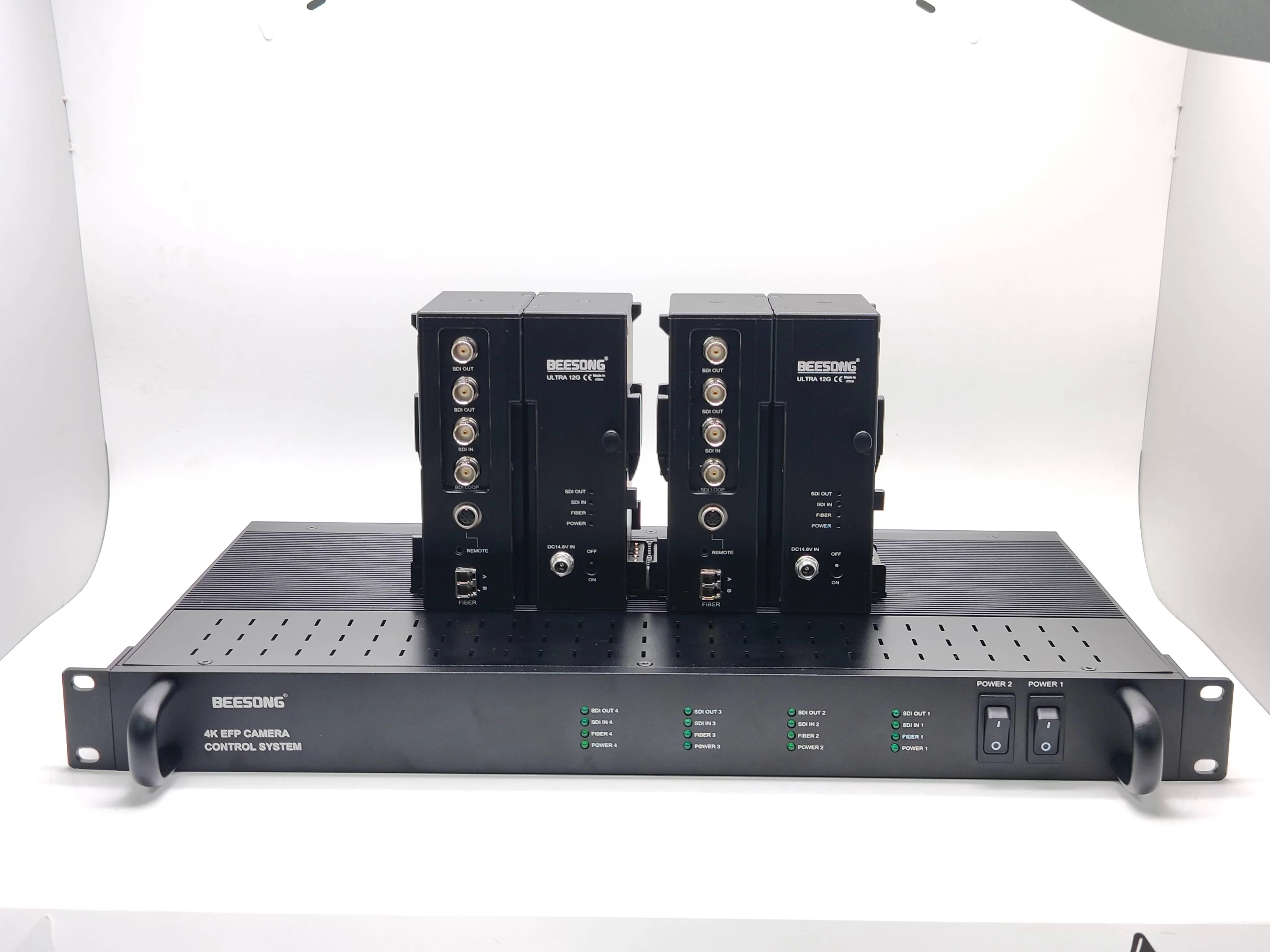 

Remote Control 12G SDI to Broadcasting Fiber Converter With PGM Video, EFP Over Optic Fiber System