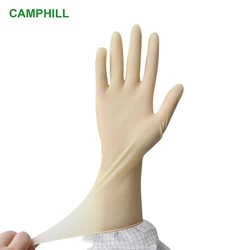 Good quality 9-inch/12-inch disposable fingerprint free latex gloves Semiconductor laboratory, Clean room no powder latex gloves