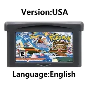 GBA Game Cartridge Pokemon Series Odyssey Ultraviolet Doubles FireRed Silver Rival Rom Hack Videogameconsolekaart