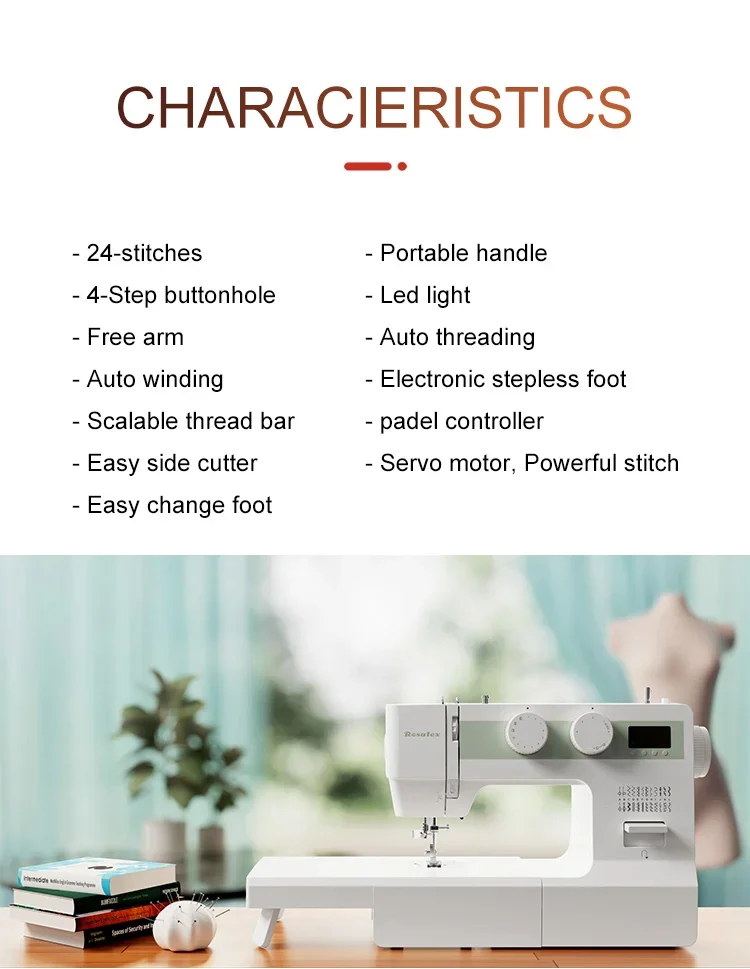 Rs-320 2/3/4 draad multifunctionele naaimachine elektrisch met overlock Brother naaimachine