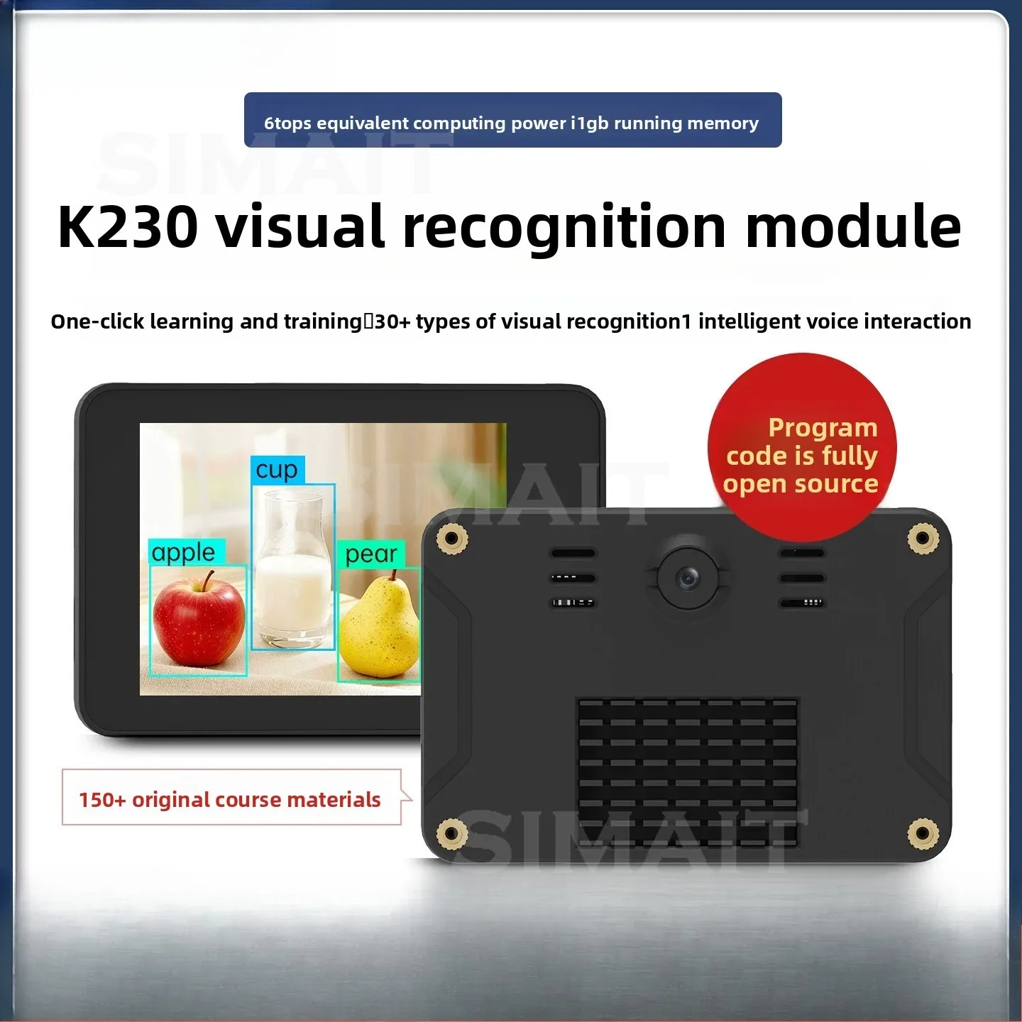 K230 Vision Module 6TOPS AI Dev Board CanMV Camera Sensor