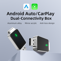 2in1 Wireless CarPlay Adapter Wireless CarPlay Dongle Car Intelligent Systems AI Smart Box For Car Wired CarPlay Fast Connect