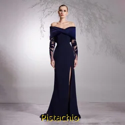 Customized Exquisite Ruched Women Prom Dress Sexy Lace Applique Charming Mermaid Floor Length Party Dress Women Evening Gown