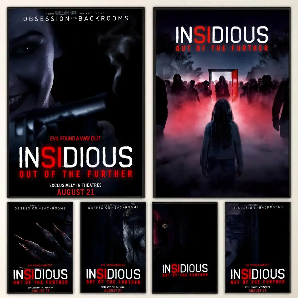 6Insidious Out of the Further Dark Horror Movie Scene Poster Aesthetic Art Print for Bedroom & Living Room Decor, Unframed