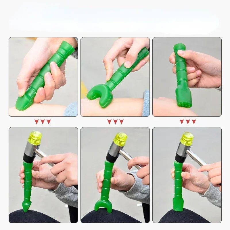 Hammer Manual Body Massager Tools Lumbar Spine Joints Neck Shoulder Lumbar Dredging Meridians Traditional Chinese Massage Stick