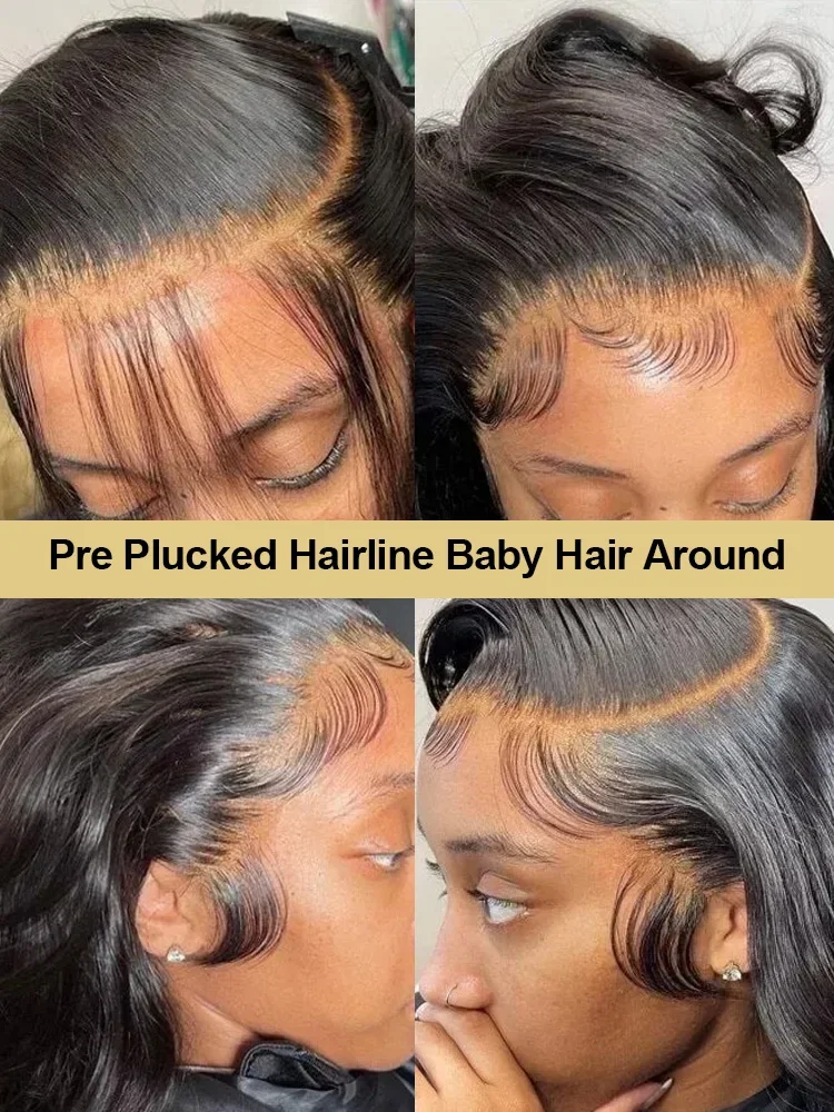 200 densidade 30 40 Polegada onda do corpo 13x4 13x6 hd frente do laço perucas de cabelo humano para as mulheres 5x5 laço frontal pré arrancado cabelo humano