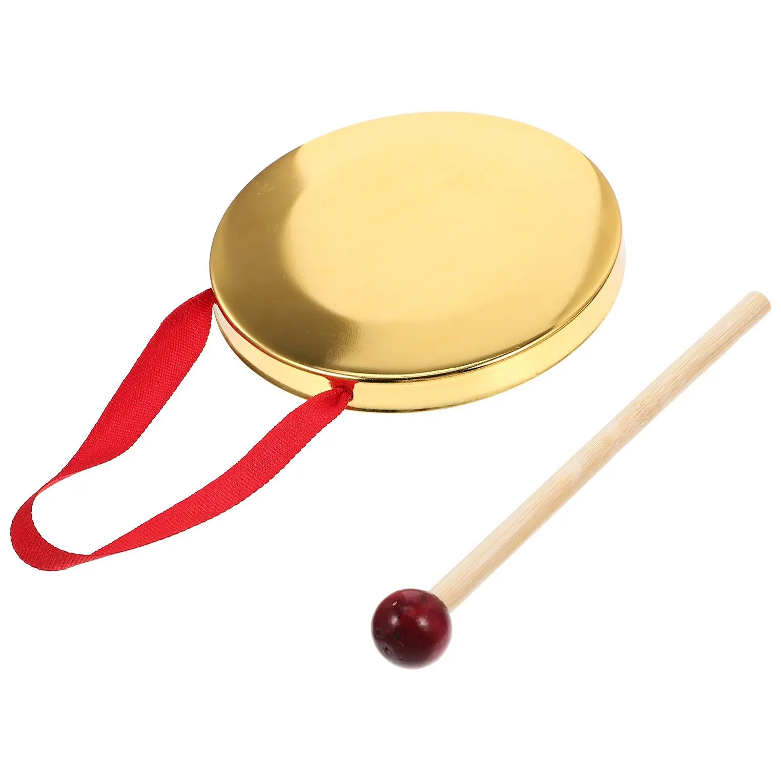 Percussion Instrument Week Cymbal Party Supply Kids Musical Instruments Chinese Gong Metal Hand Held Child Toy