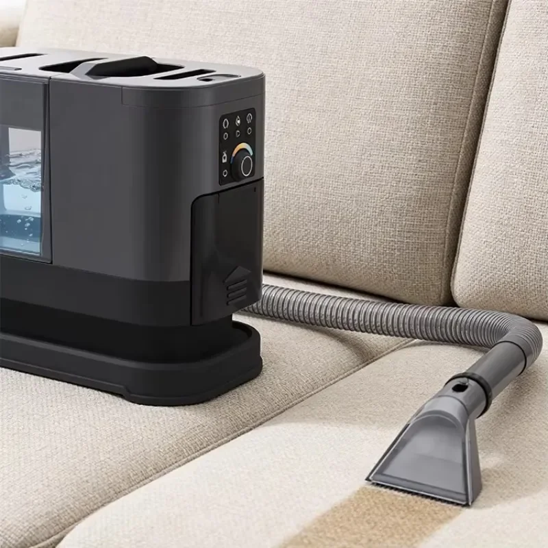 Electric Multipurpose Handheld Battery-Powered Steam Cleaner with App Control for Home Wet/Dry Fabric Sofa and Carpet