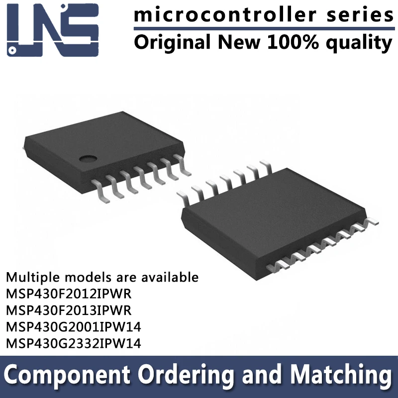 

1PCS MSP430F2012IPWR MSP430F2013IPWR MSP430G2001IPW14 MSP430G2332IPW14 TSSOP-14 microcontroller