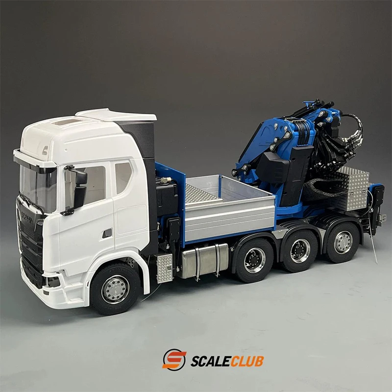 Model Scaleclub 1/14 TAMIYA 770S 8x8 pasma zmieniają się na F1650 z dźwigiem wiszącym