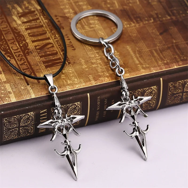 New Fate Stay Night Keychain Anime Keyring Zero Saber Metal Pendant Chaveiro Key accessories For Men Women Gifts Jewelry