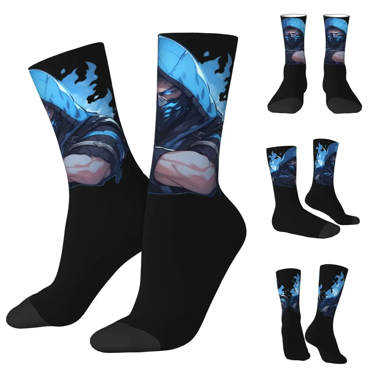 

3D printing cosy Unisex Socks,Hiking Mortal Kombat MK Interesting Four Seasons Sock