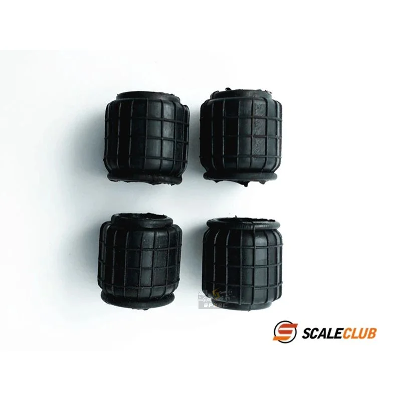 Scaleclub 1/14 remolque camión volquete suspensión neumática Airbag goma de alta calidad hecha para Tamiya Scania 770S MAN Benz Volvo piezas