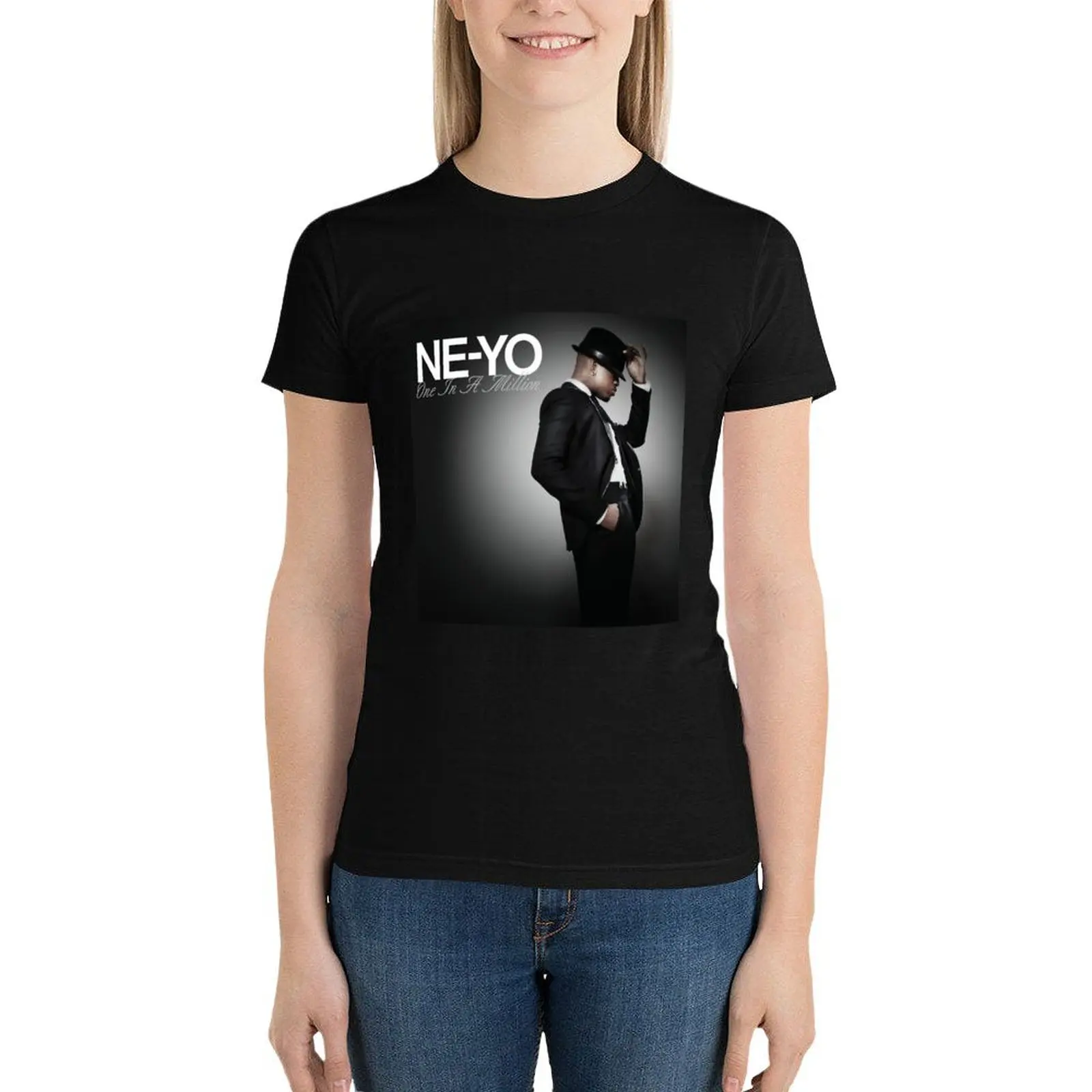 Ne Yo one-in a million T-Shirt Female clothing summer top plus size tops tops for Women