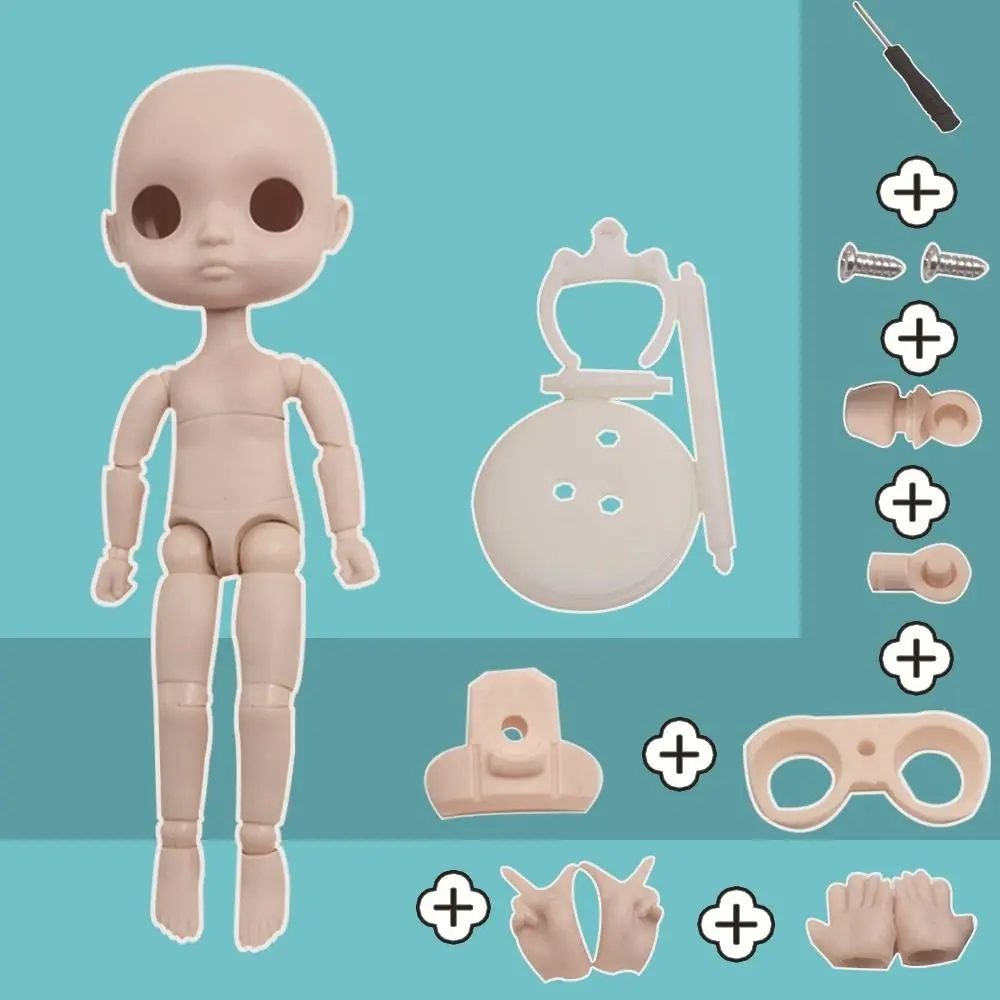 인형 액세서리 멀티 조인트 Ob11 인형 장난감 노메이크업 화이트 스킨 Ymy 바디 인형 드레스업 핸드 세트 인형 모델 바디 1/12 BJD