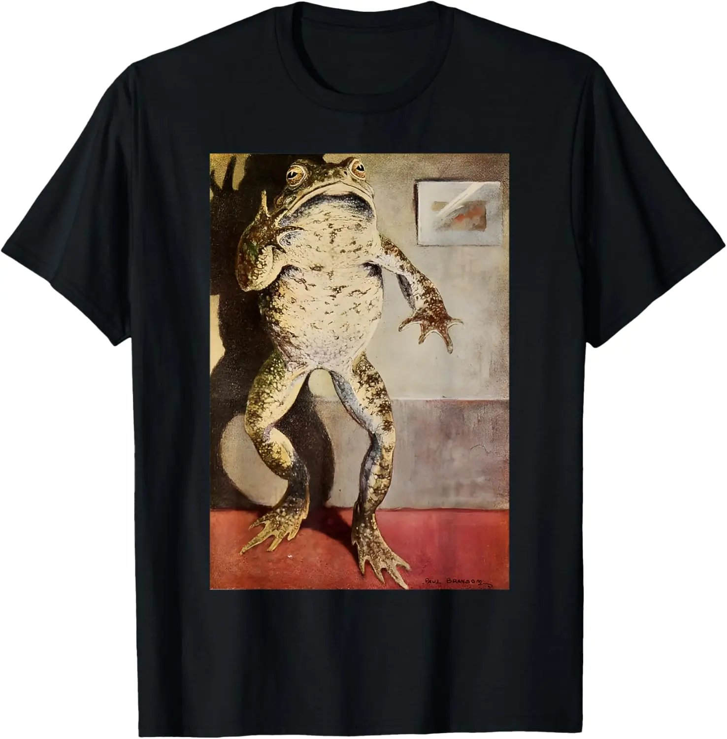 

Cool Frog Poster Aesthetic Victorian Retro Toad T-Shirt