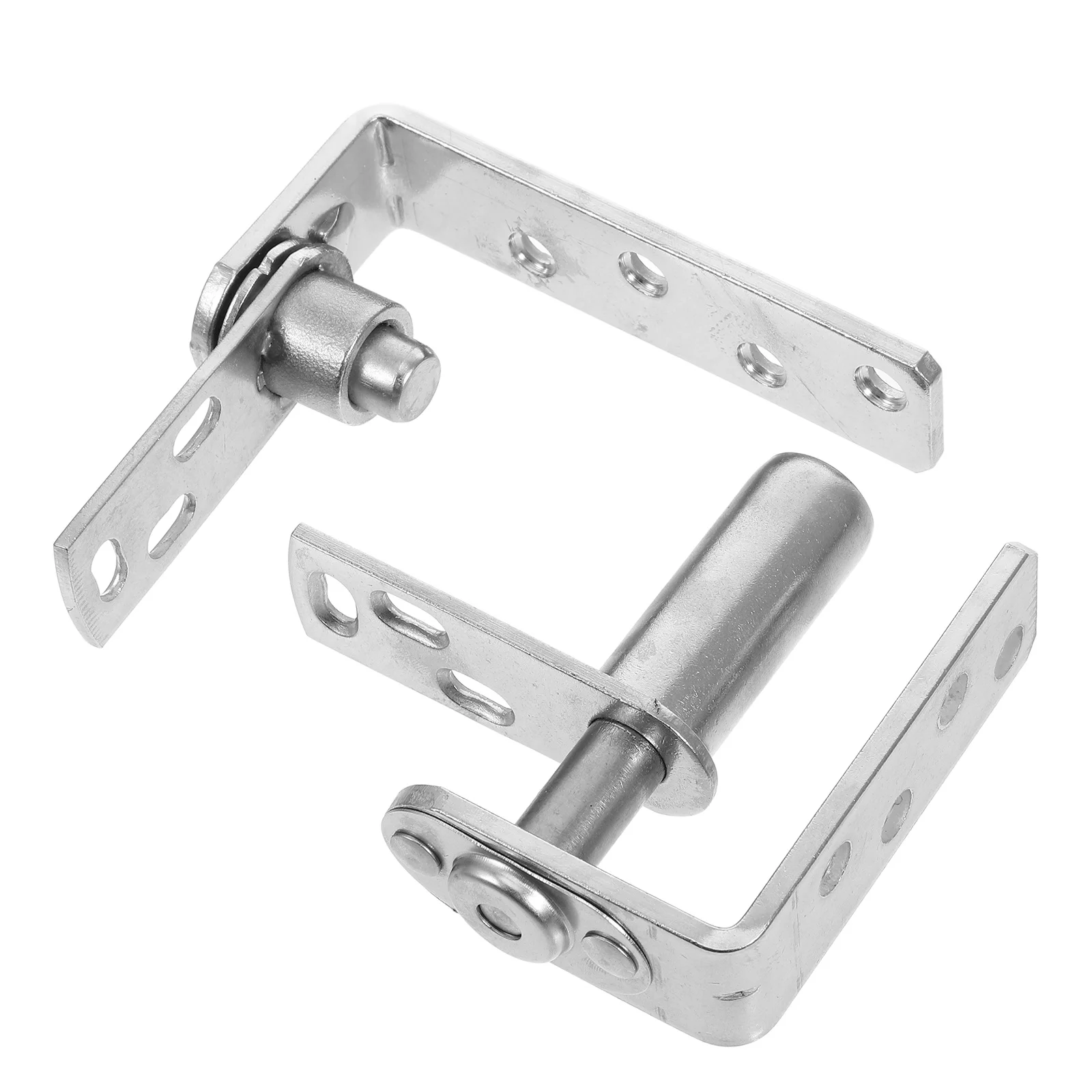

1Set Stainless Steel Automatic Rebound Double Swing Door Hinges Heavy Duty for Cafe Bar Counters Barn Door Hinge