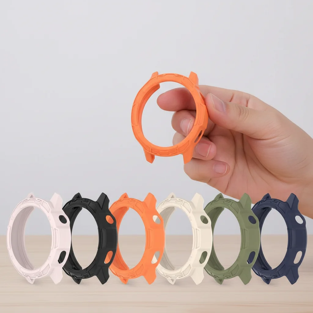 

TPU Protective Case Anti-Scratch Hollow Screen Protector Shock-Proof Soft Edge Shell for Garmin Venu 4 41/45MM