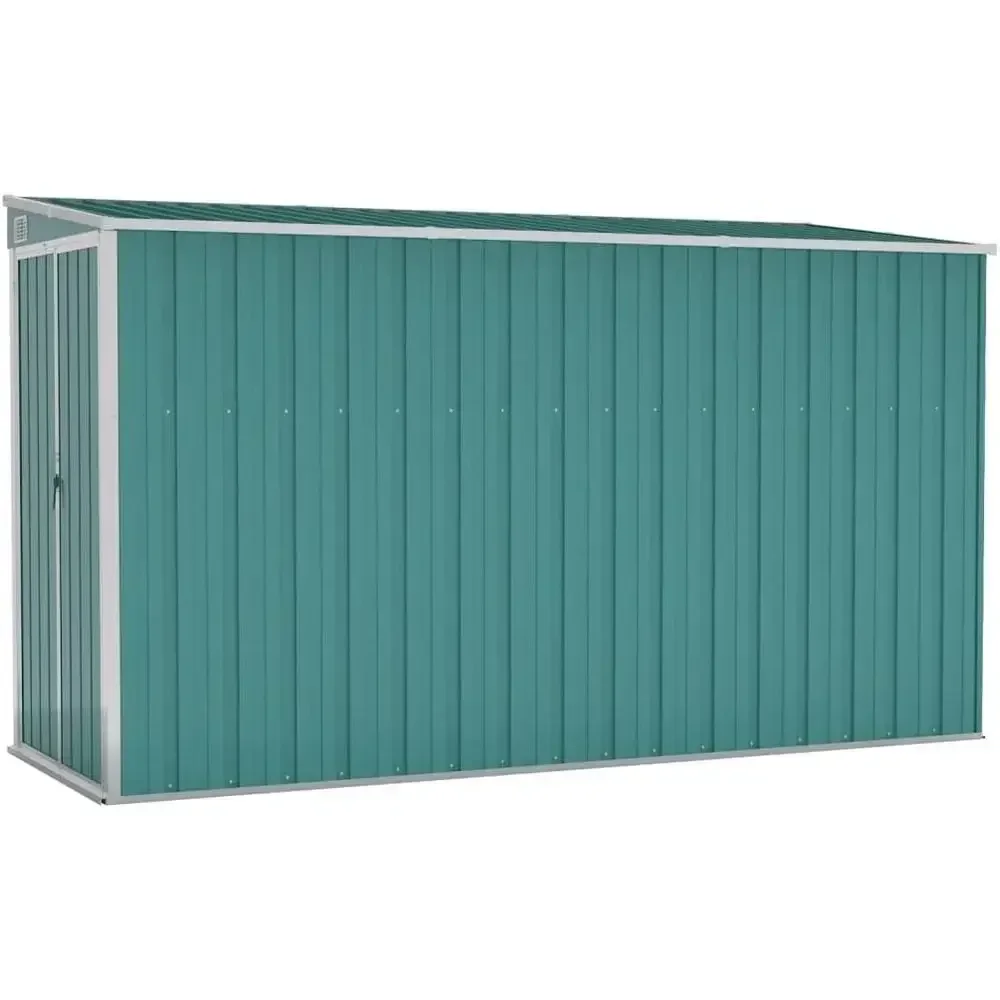 

Secure Outdoor Wall-Mounted Storage Shed for Patio and Lawn Tools