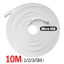 10m/5m/3/2m/1m Micro USB Charging Data Cable Extra Long  Android Charger Cables Wire Cord for Xiaomi Phone Tablets PC Camera