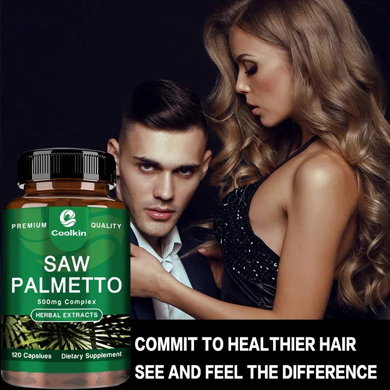 Saw Palmetto - DHT Blocker, Urinary Health and Prostate Support Supplement, Prevents Hair Loss