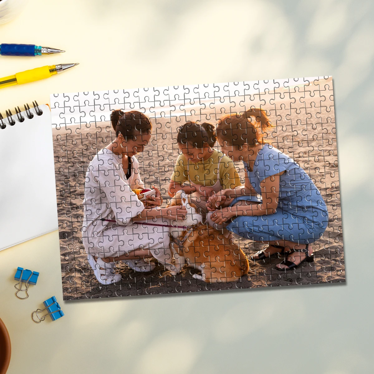 35/300/500/1000pcs Personalized Custom Photo Puzzle family photo for Birthday Wedding Valentine's Day Gift