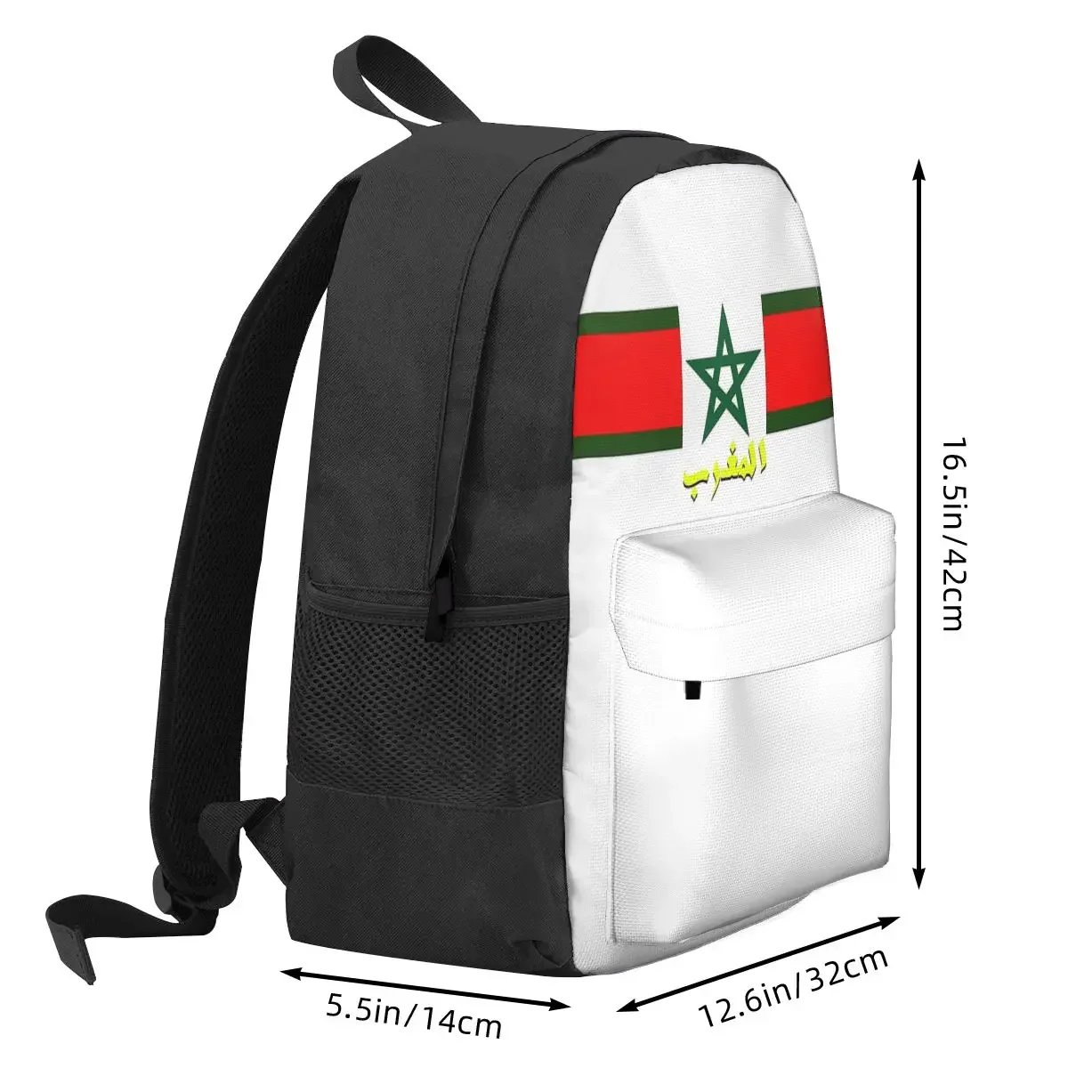 Sac à Dos Marocain à Motif de Dessin Animé pour Garçon et Fille, Cartable d'École pour Étudiant, pour Ordinateur Portable