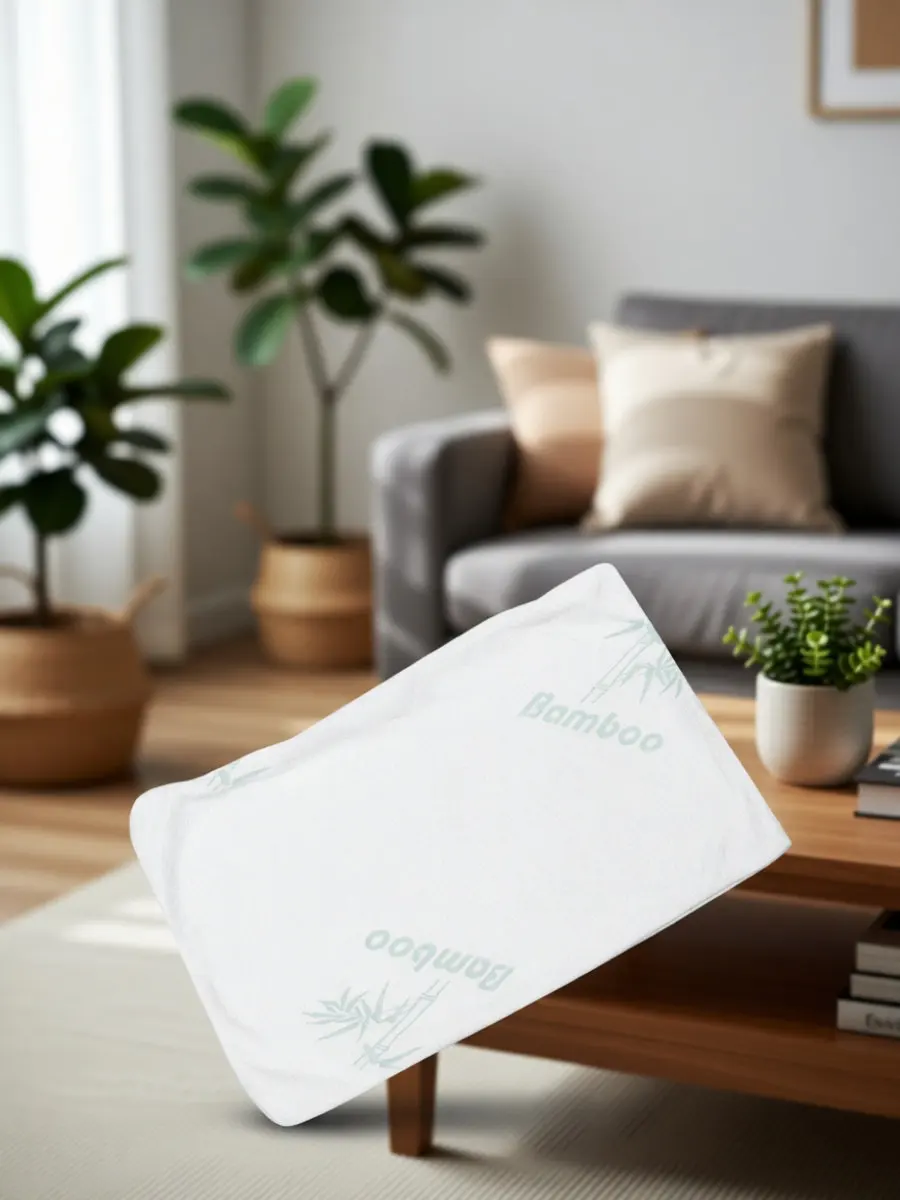 Professional Hygroscopic Breathable Pillow Cover for Memory Pillows Cervical Orthopedic Neck Support Back Stomach Sleepers