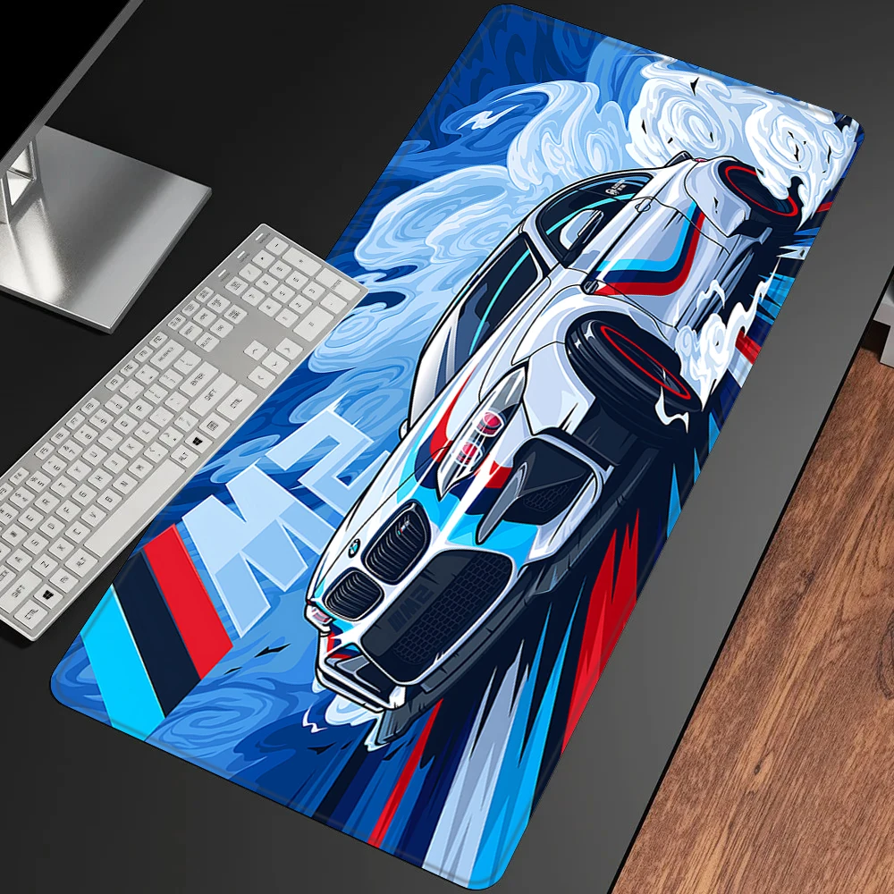 Mouse Pad antiderrapante para jogadores de computador, Rally Sports GTR, carro de corrida Mousepad, impressão HD, borda de bloqueio, teclado, PC,