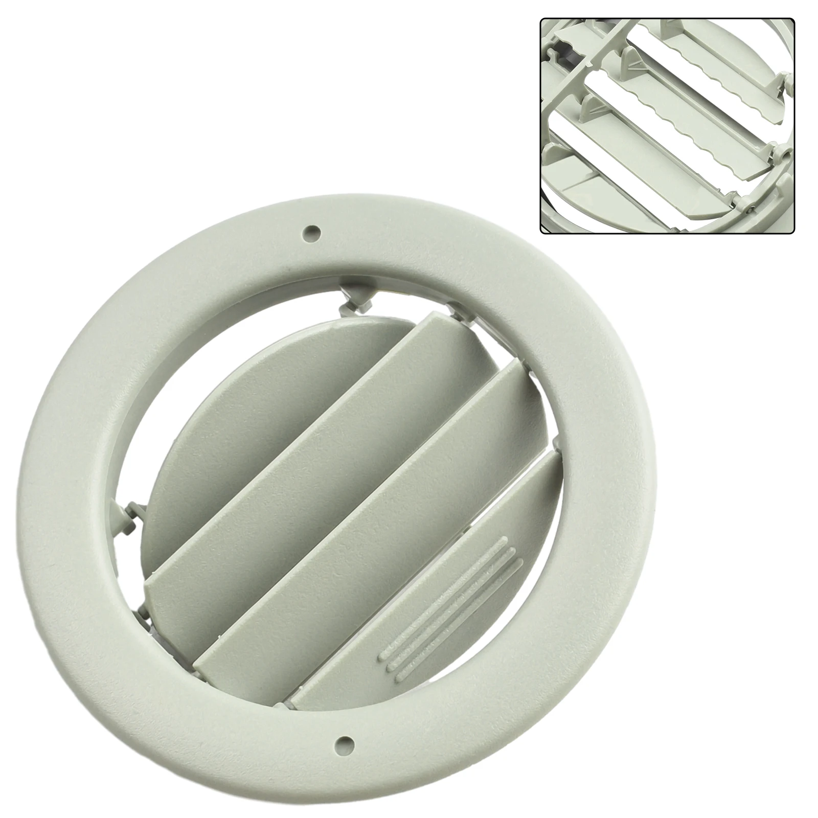 Round AC Air Vent Grille Cover For Ford For Expedition For Navigator Headliner Ceiling Roof AC Heat Air Vent Outlet Exhaust
