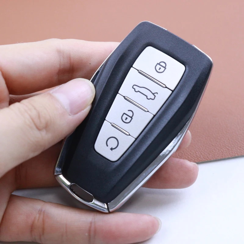 4 Buttons Car Key Fob Shell Case Housing for Geely Coolray X6 X7 EX7 Geometry Emgrand Global Kulrey Hawk GX7 Okavango NL3 GT GC9