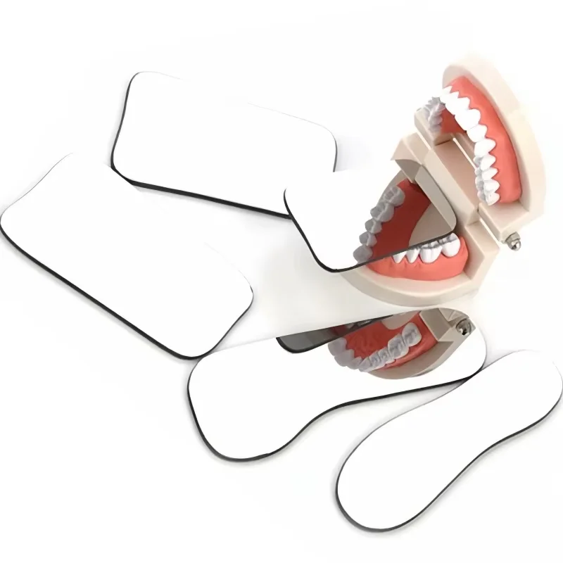 JUMTOP 5 Pack Dental Orthodontic Mirror Double-Sided Photography Reflector Glass Material with Titanium Coating Dentistry Tools