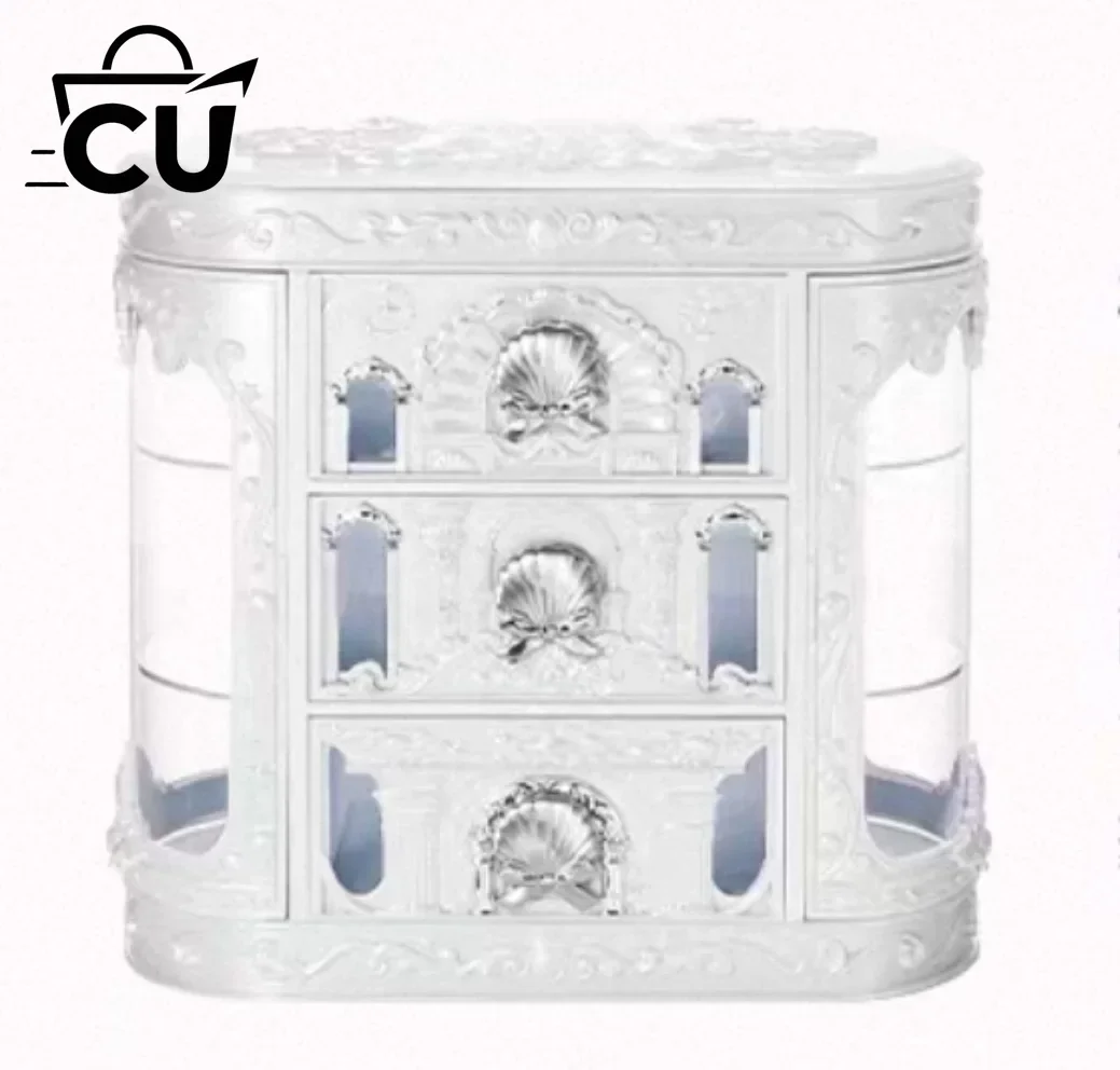 Butterfly Cloud Box Strawberry Cupid Desktop Jewelry Empty Box Showcase Does Not Include Cosmetics Makeup Case