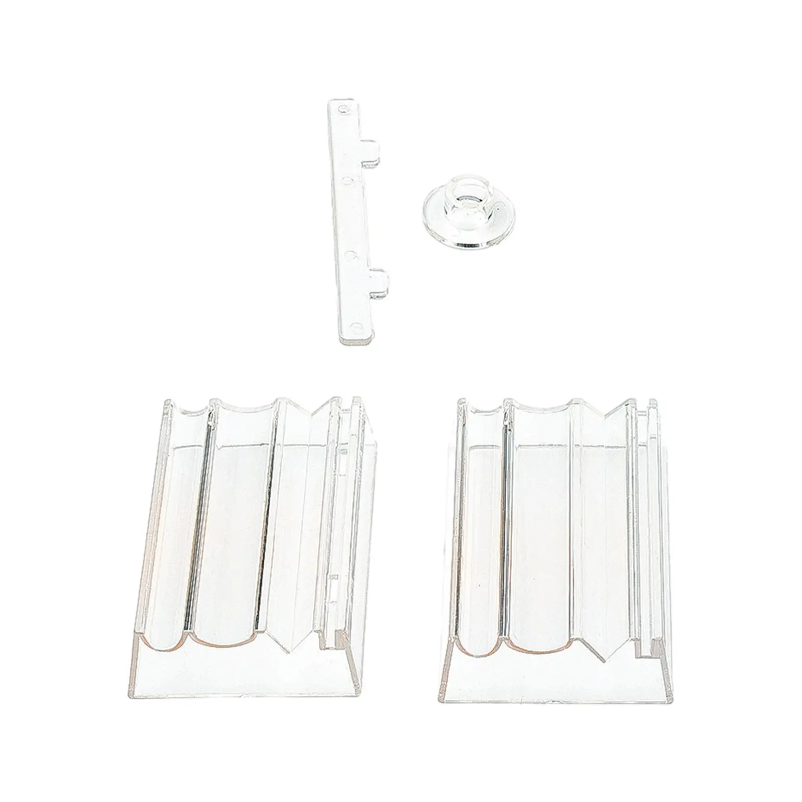 Polymer Clay Roller Hand Tool Oval Bicone Transparent Acrylic Accessories for DIY Art Craft Home