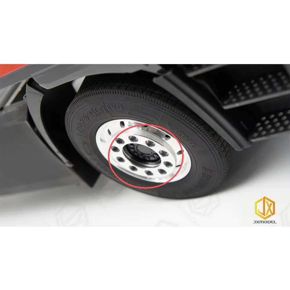 JXmodel 1/14 Tamiya Traktor-LKW-Simulation, verbesserter Radnabenhalter aus Aluminiumlegierung