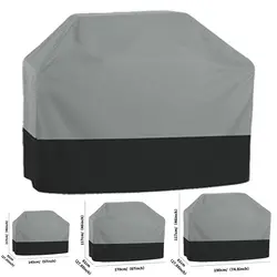 Outdoor Grill Cover Waterproof  Barbecue Cover Garden Weber Heavy Furniture Cover 210T Cloth Gas Charcoal Electric Grill Cover