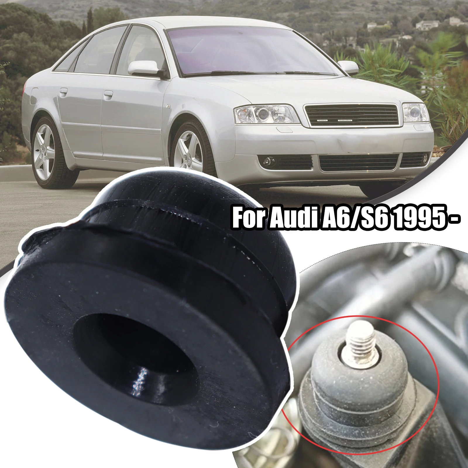 

Windscreen Washer Headlight Pump Seal Water Reservoir Gasket Mount Rubber Cap Clip Plug For Audi A6/S6 1995 - A7 Sportback 2011