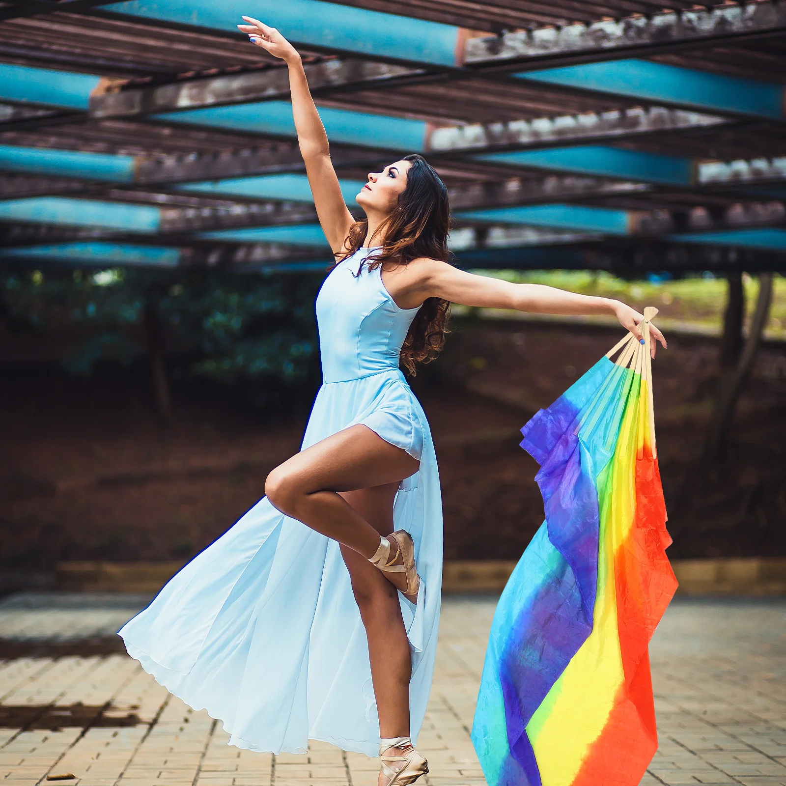 2 قطعة مراوح الرقص فو الحرير طويل الأحمر مراوح اليد تصميم ممتد للرقص الشرقي الصيني المرحلة التقليدية والمهرجان الثقافي #1