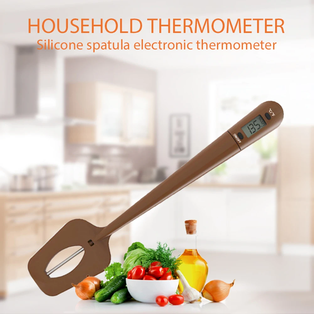 

Kitchen Tools Digital Food Probe Electronic Meat Thermometer BBQ Thermometers Cookie Pastry Cake Baking Stirring Scraper