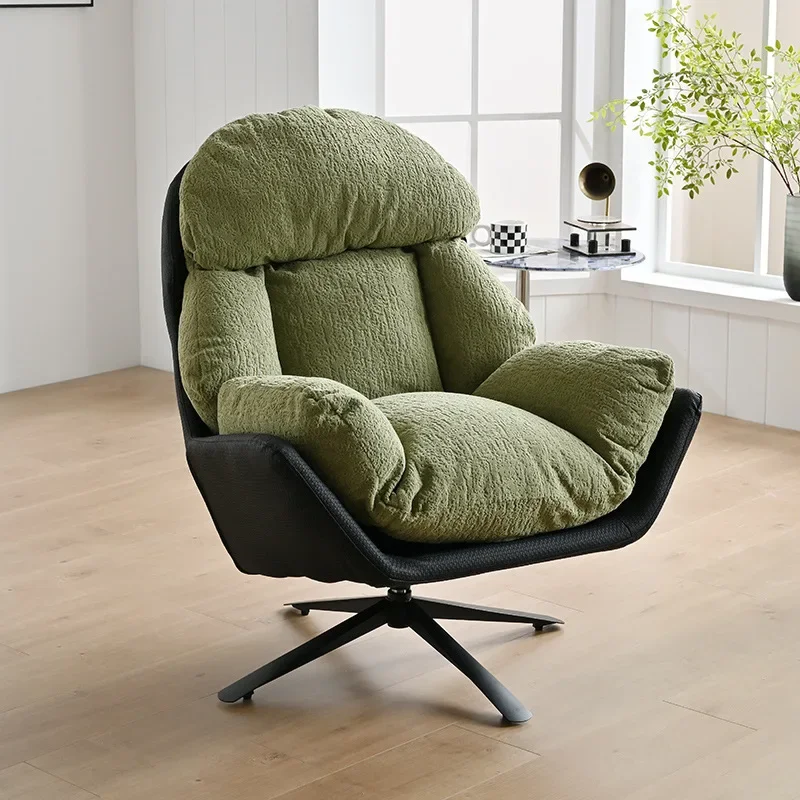 Single rotating sofa chair light luxury balcony living room removable leisure
